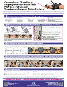 Camera-Based Closed-Loop Fingertip Deflection Guidance: Pilot Demonstrations in Target Acquisition and Object Retrieval