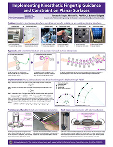 A Device for Implementing Kinesthetic Fingertip Guidance and Constraint on Planar Surfaces
